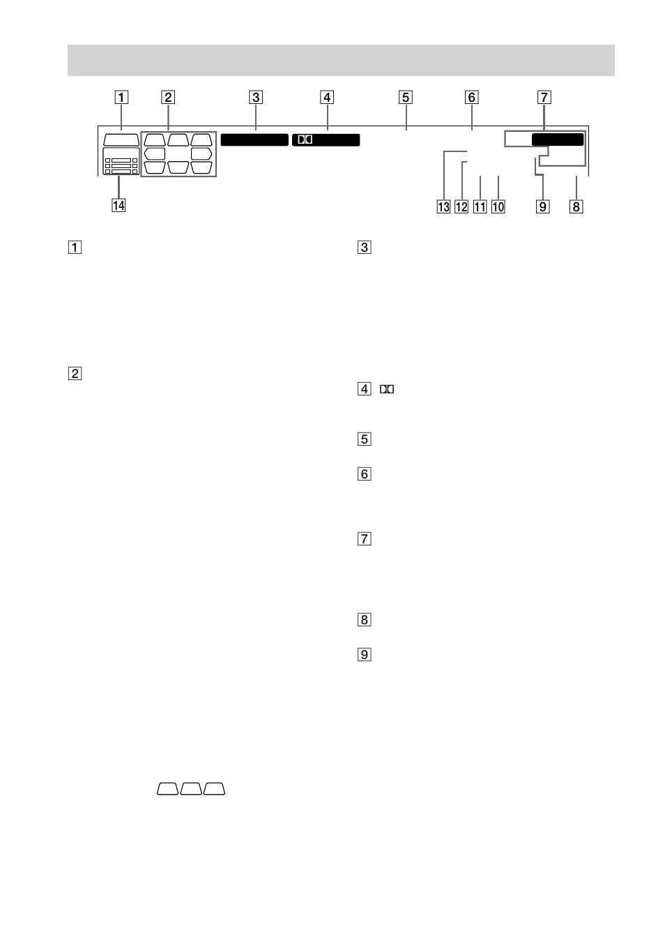 Acerca de las indicaciones del visualizador | Sony STR-VA333ES User Manual | Page 100 / 276