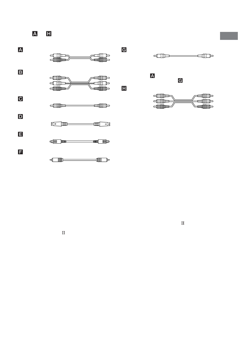 Die erforderlichen kabel | Sony STR-VA333ES User Manual | Page 143 / 276