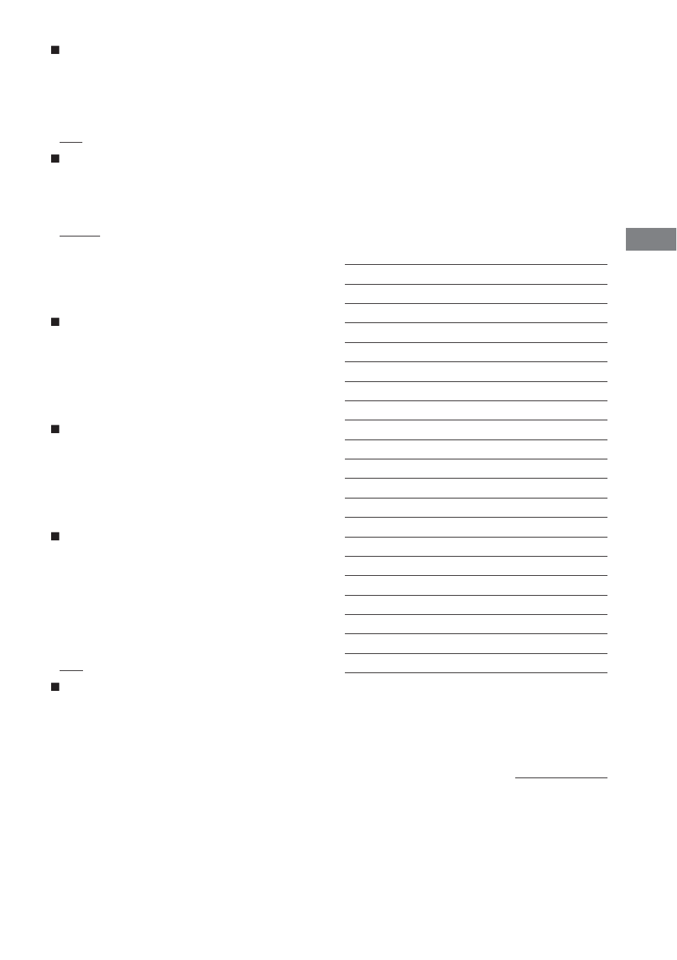Geavanceerde parameters van het set up menu | Sony STR-VA333ES User Manual | Page 253 / 276