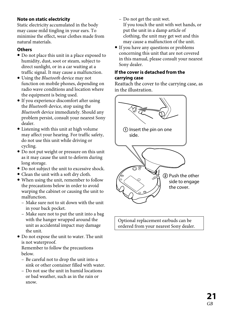 Sony XBA-BT75 User Manual | Page 21 / 132