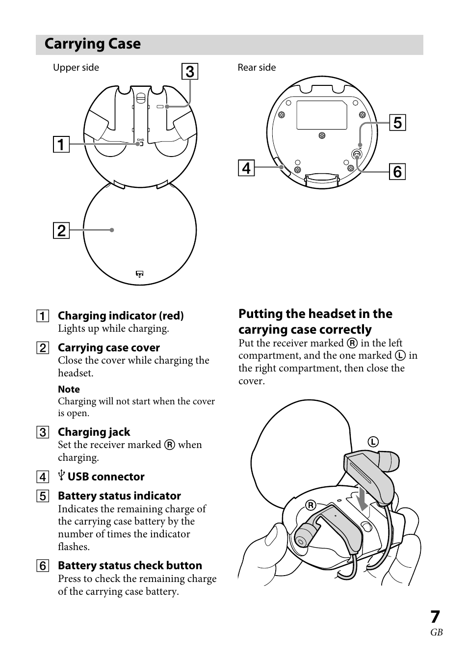 Carrying case | Sony XBA-BT75 User Manual | Page 7 / 132