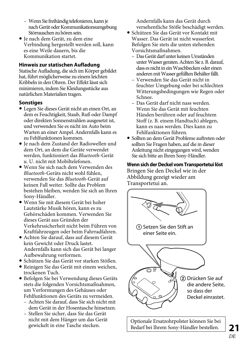 Sony XBA-BT75 User Manual | Page 73 / 132