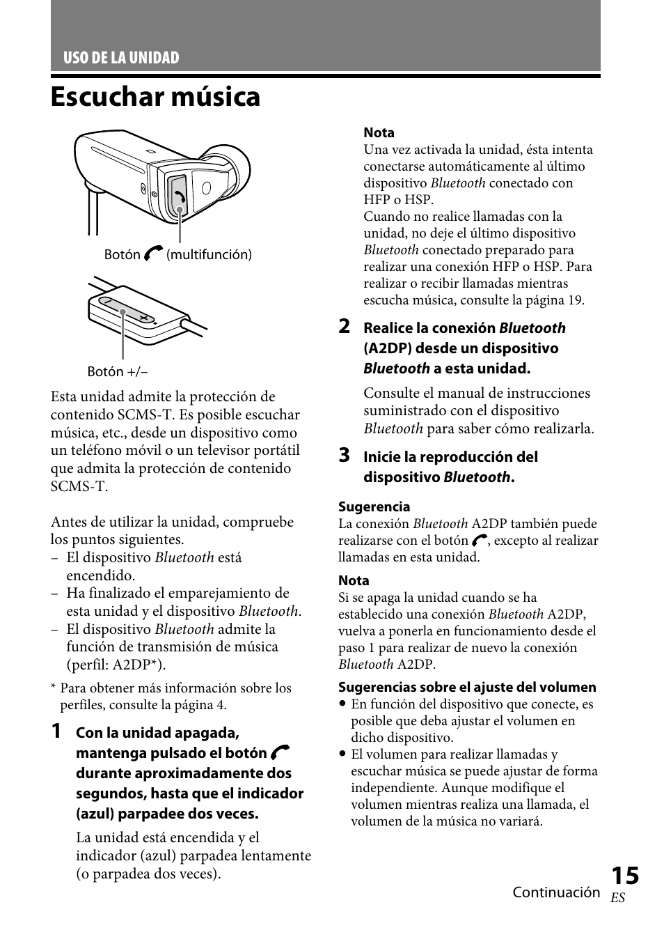 Escuchar música | Sony XBA-BT75 User Manual | Page 93 / 132