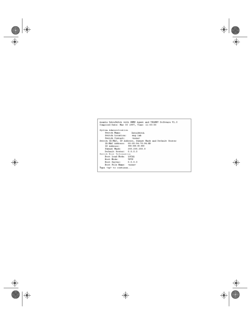General information menu, Accessing the general information menu, General information menu -6 | Accessing the general information menu -6 | Asante Technologies 5212 User Manual | Page 56 / 146