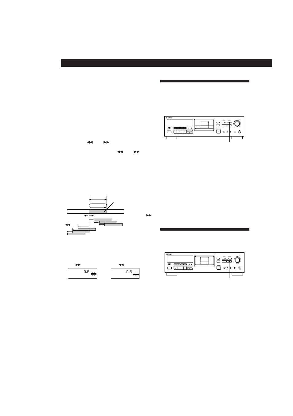 Adjusting the position of an existing start id, Erasing start ids | Sony DTC-A6 User Manual | Page 15 / 62