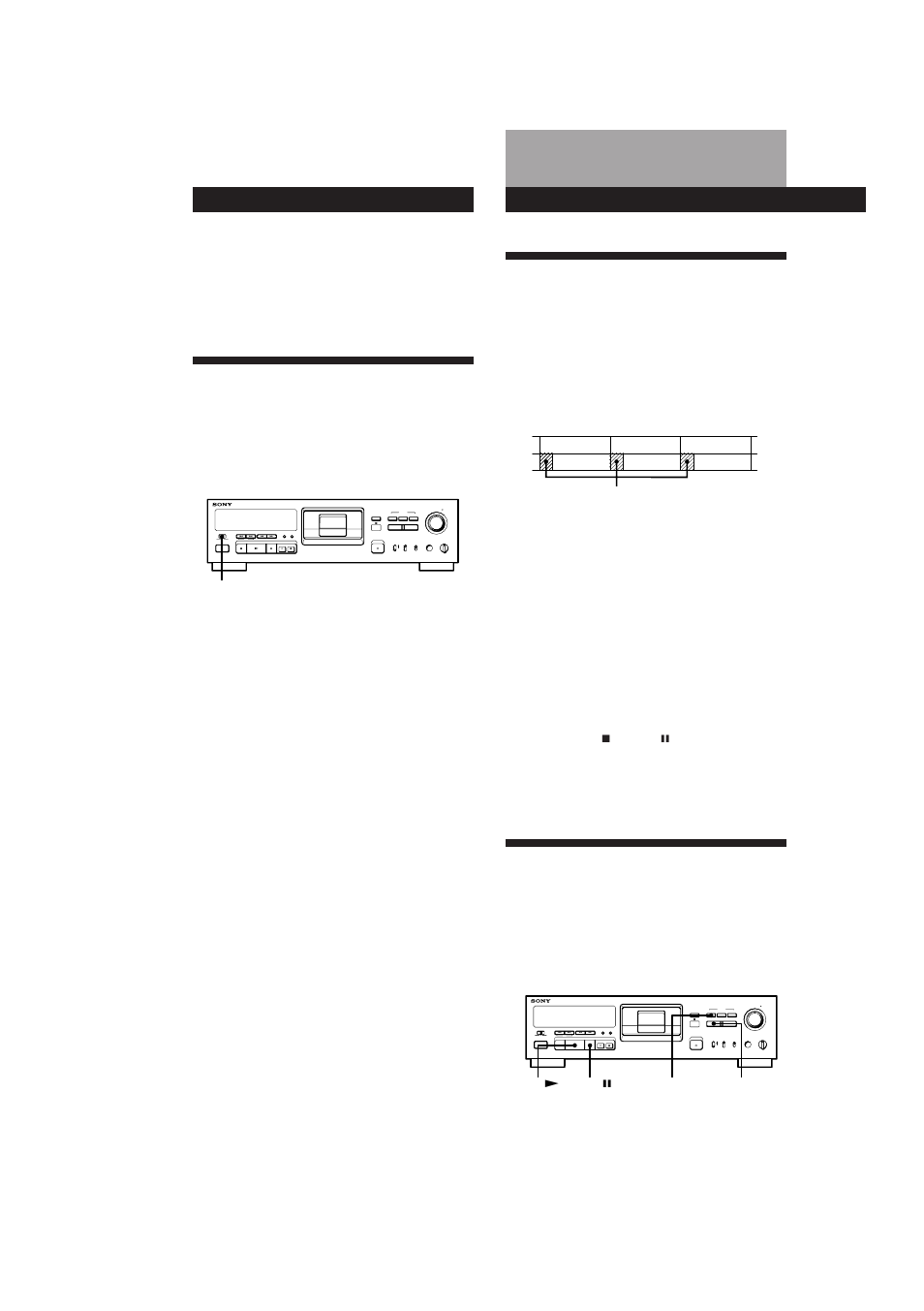 Lecture avec une minuterie (lecture programm仔), Utilisation des sous-codes, Lecture avec une minuterie (lecture programmée) | Sony DTC-A6 User Manual | Page 31 / 62