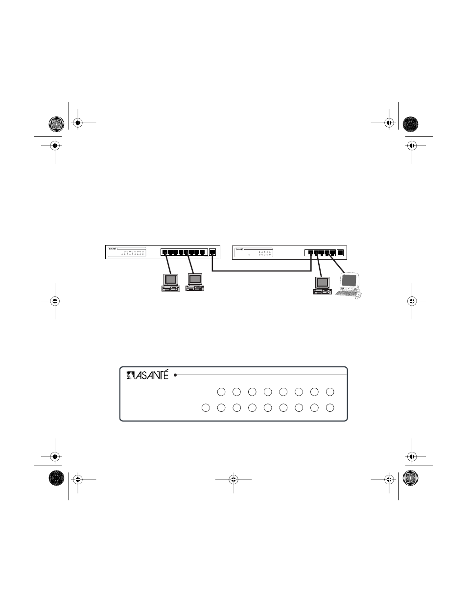 Friendlynet, Uplink connection | Asante Technologies FS4008P User Manual | Page 5 / 10