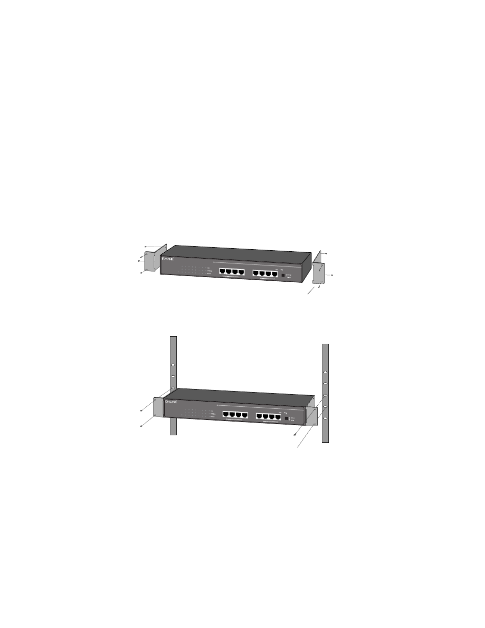 Installation page 2-8 | Asante Technologies FS4008E/FS4016E User Manual | Page 18 / 34