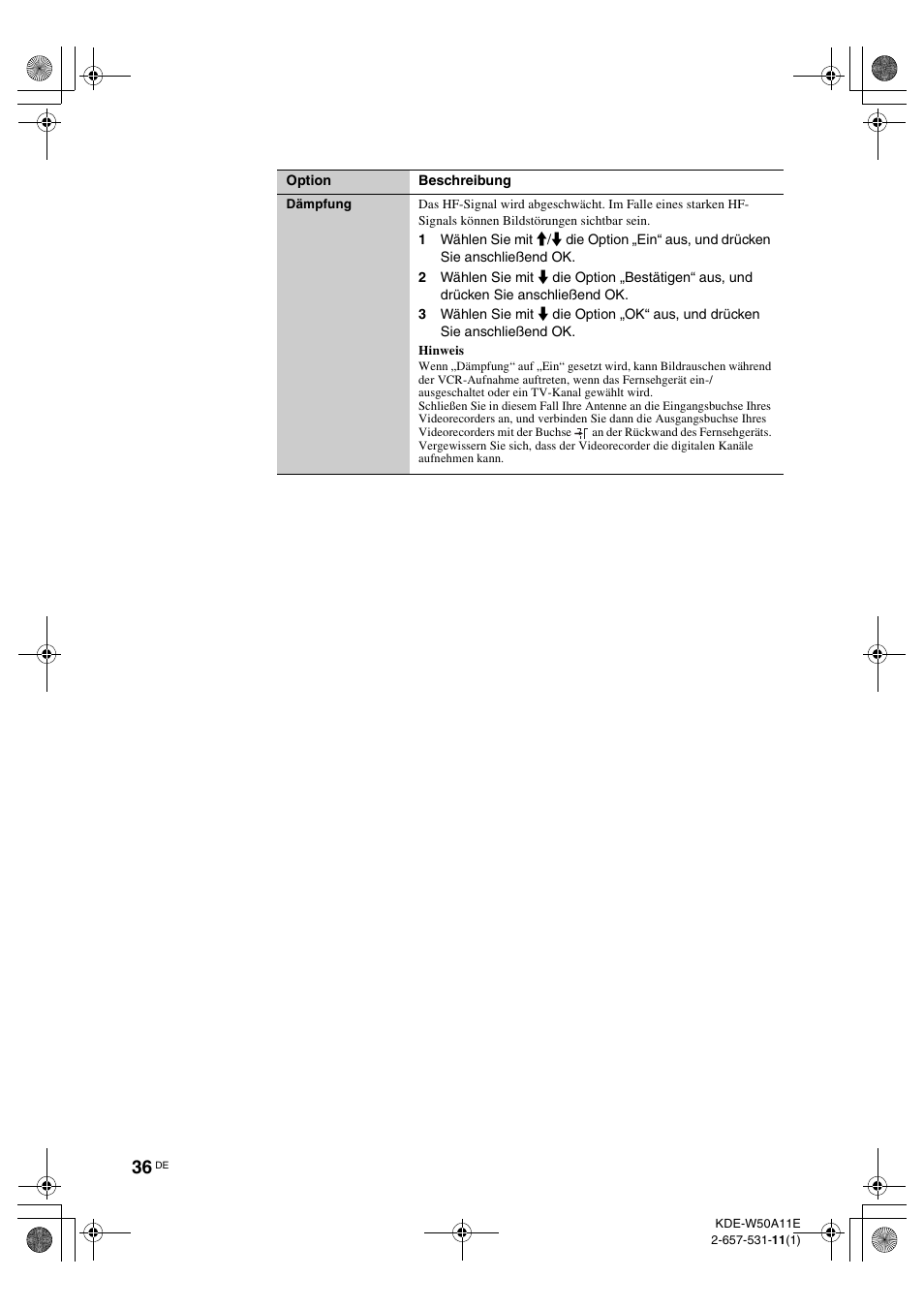 Sony KDE-W50A11E User Manual | Page 130 / 194