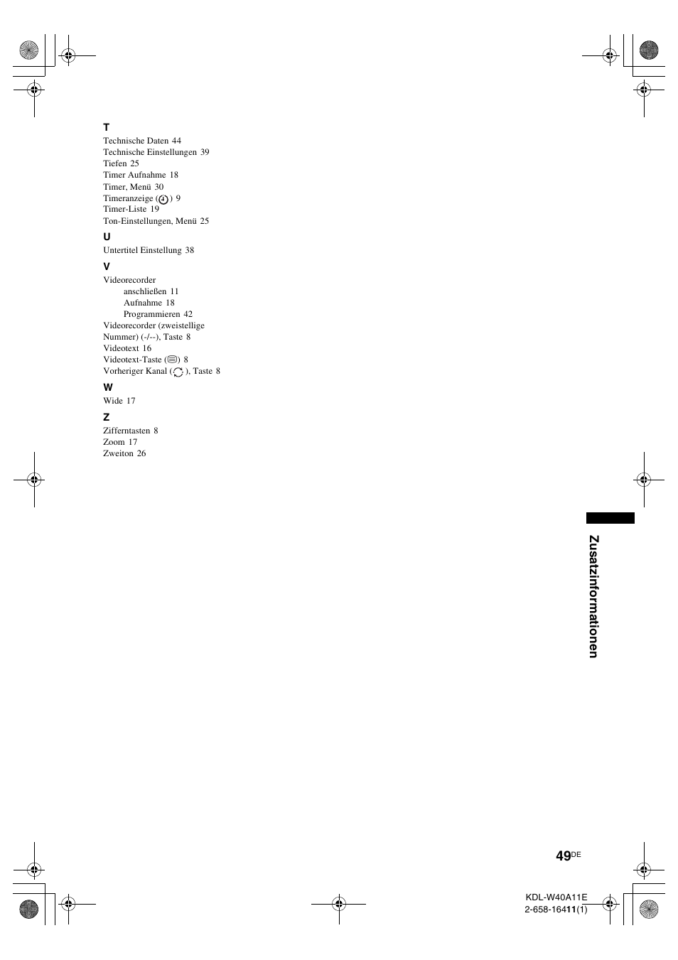 Sony KDE-W50A11E User Manual | Page 143 / 194