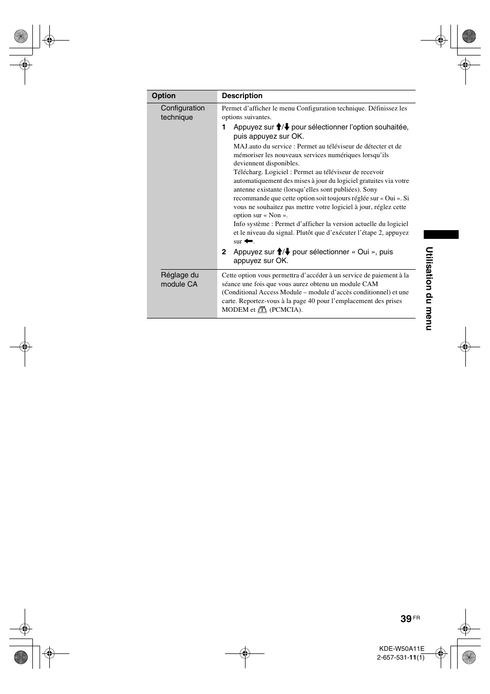 Sony KDE-W50A11E User Manual | Page 85 / 194