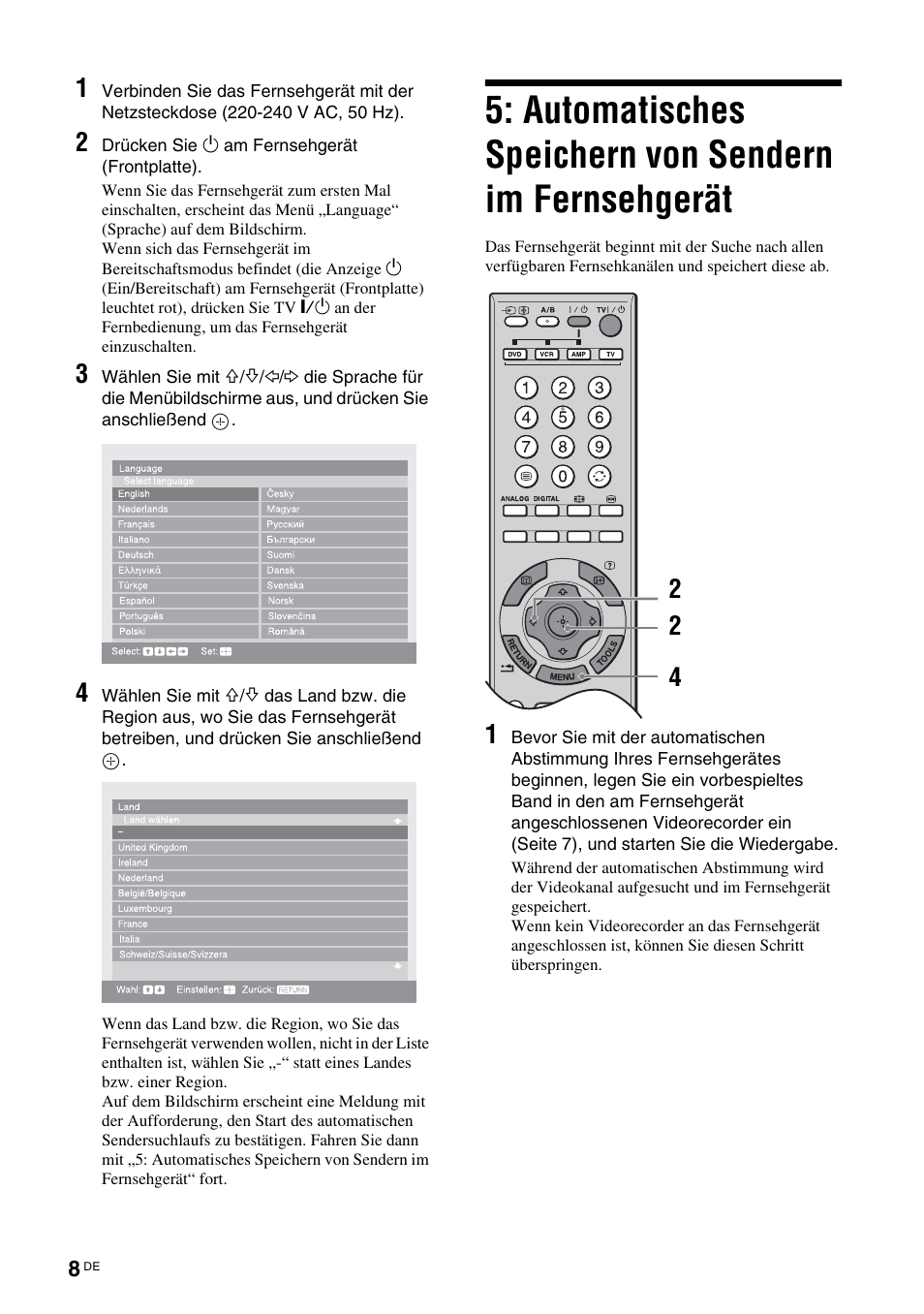 Sony KDS-70R2000 User Manual | Page 122 / 240