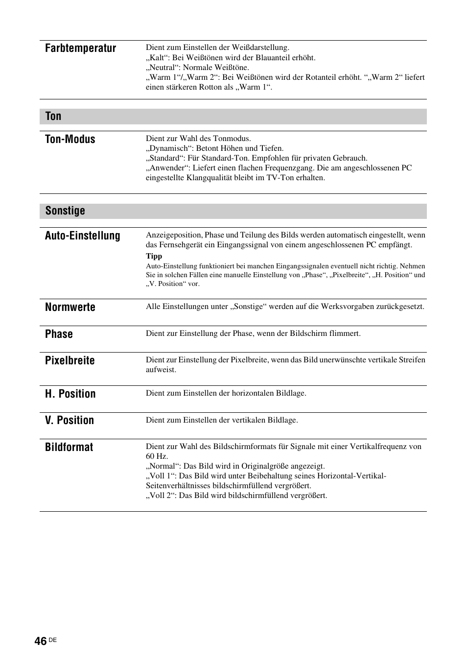 Sony KDS-70R2000 User Manual | Page 160 / 240