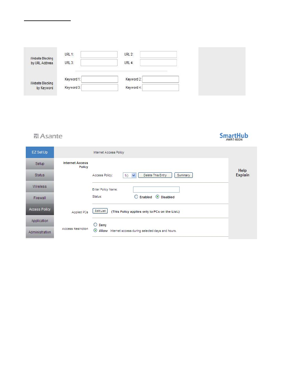 Asante Technologies AWRT-600N User Manual | Page 36 / 61
