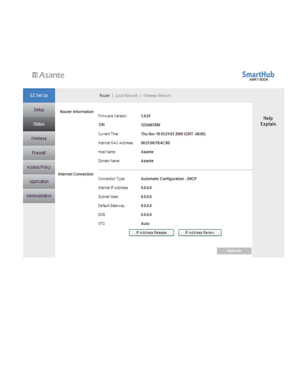 Asante Technologies AWRT-600N User Manual | Page 54 / 61