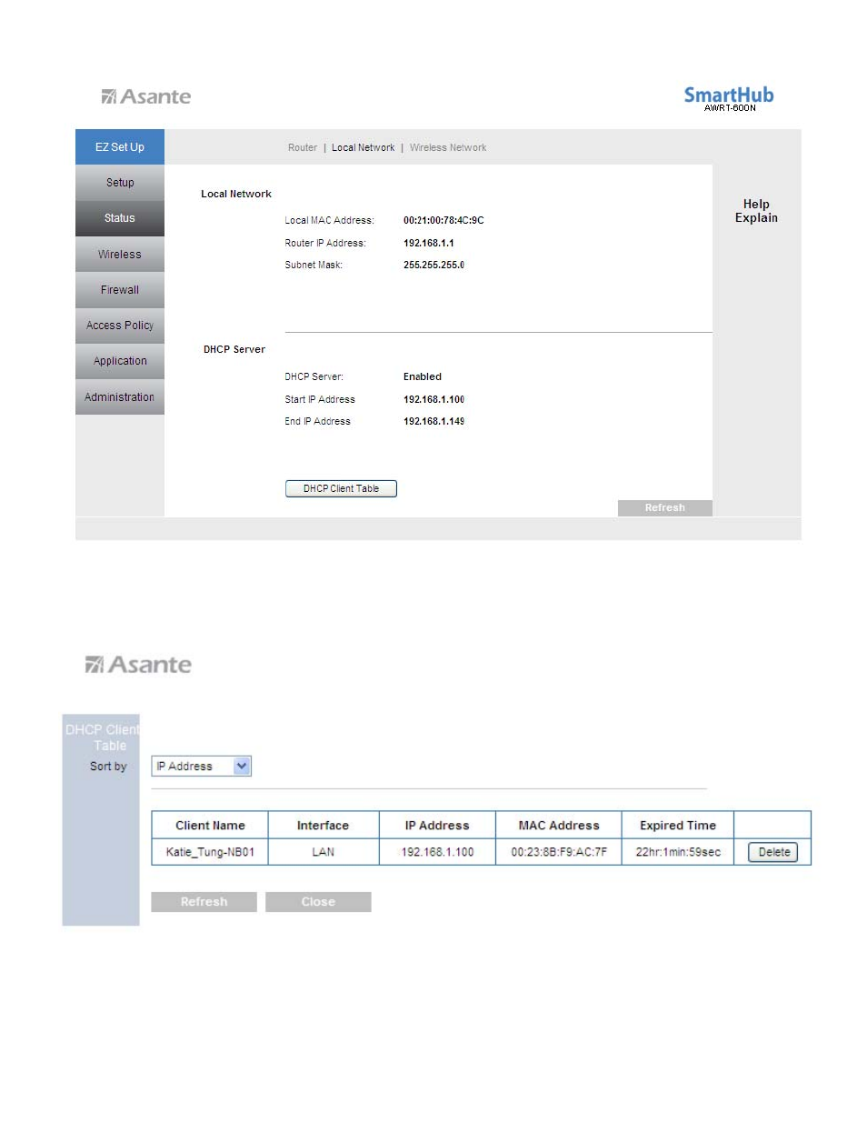 Asante Technologies AWRT-600N User Manual | Page 55 / 61