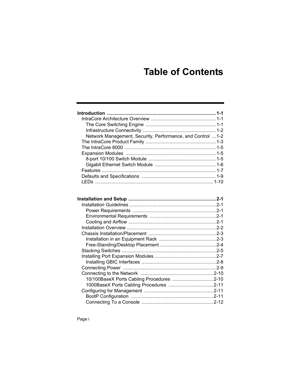 Asante Technologies 8000 User Manual | Page 3 / 168