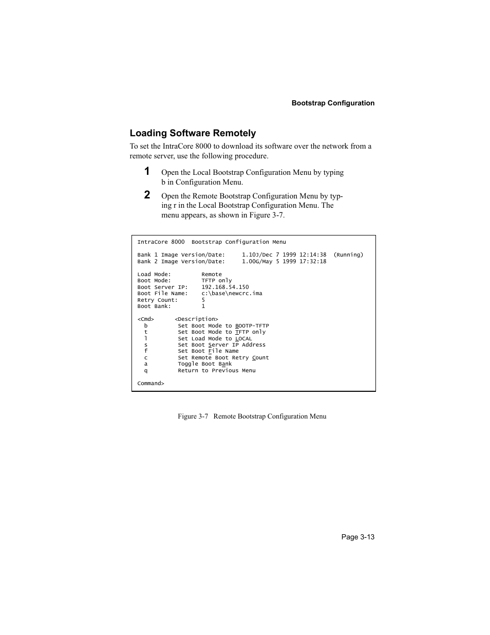 Loading software remotely | Asante Technologies 8000 User Manual | Page 47 / 168