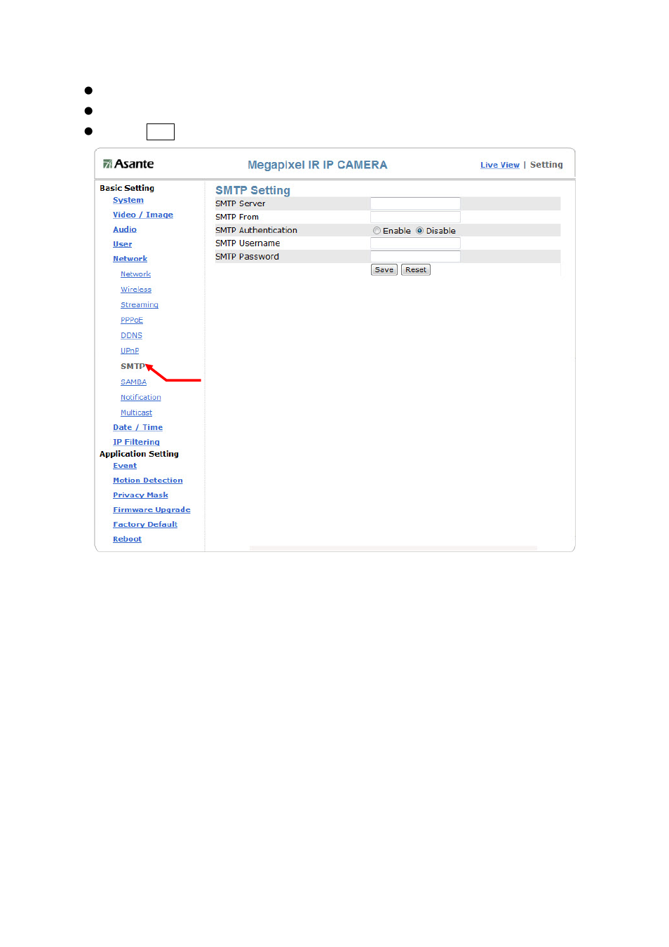 Basic setting > network > samba, Samba | Asante Technologies Voyager II User Manual | Page 64 / 94