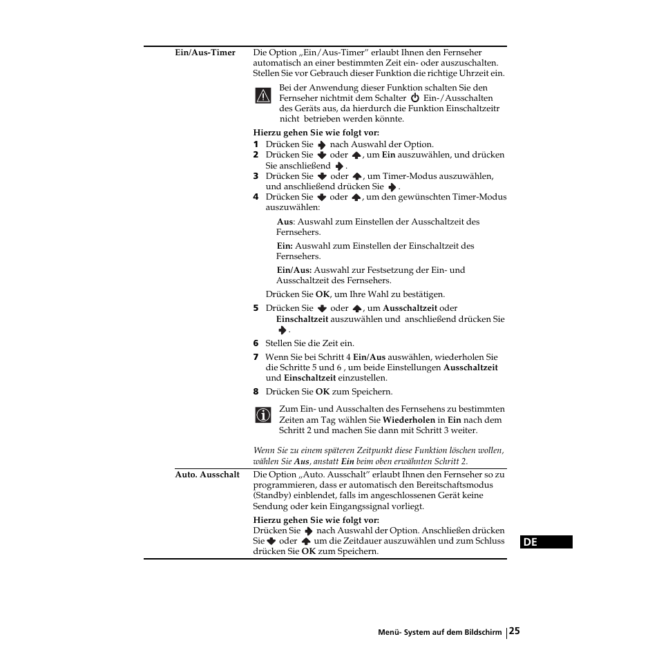 Sony KZ-32TS1E User Manual | Page 58 / 135