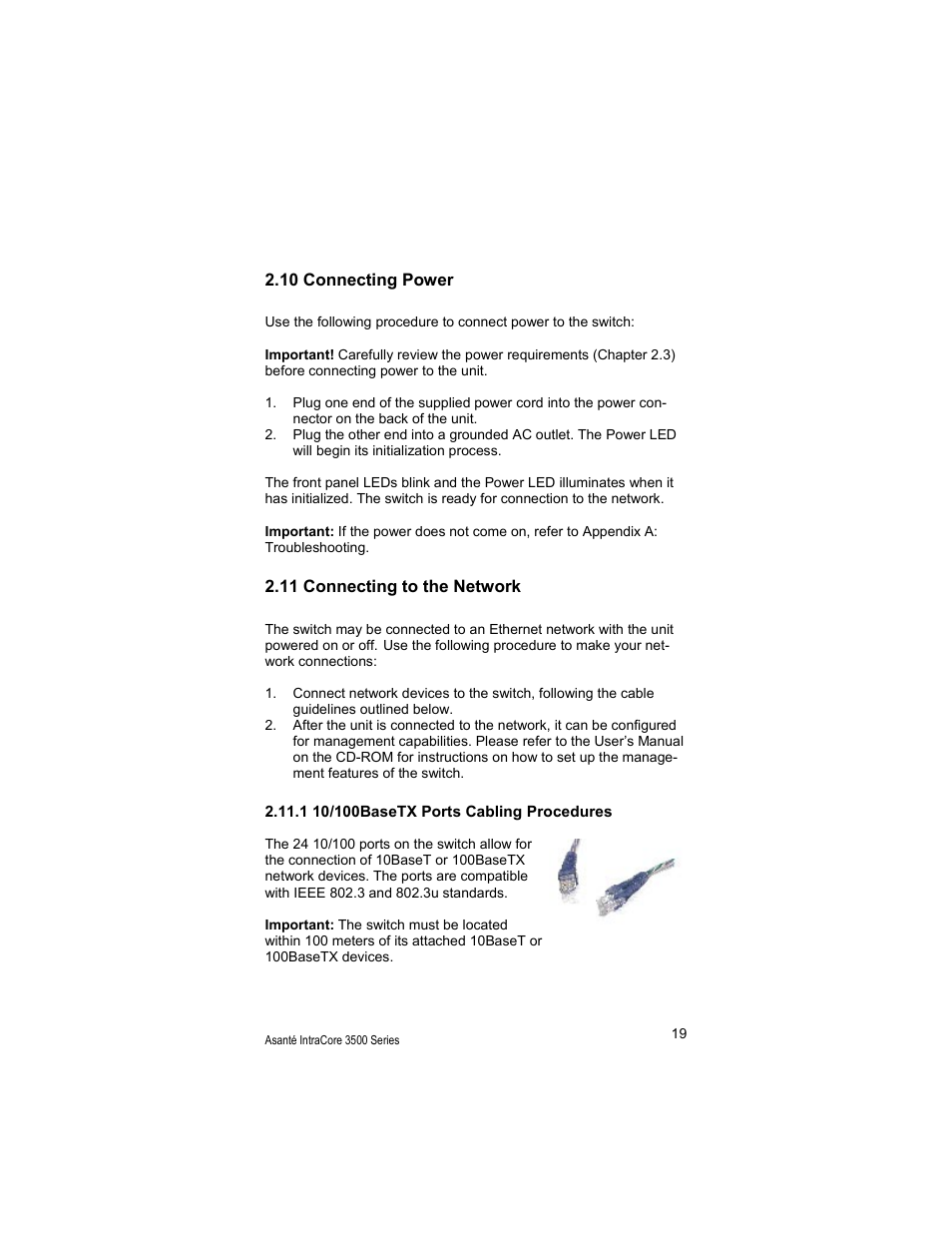 Asante Technologies 3500 User Manual | Page 19 / 36