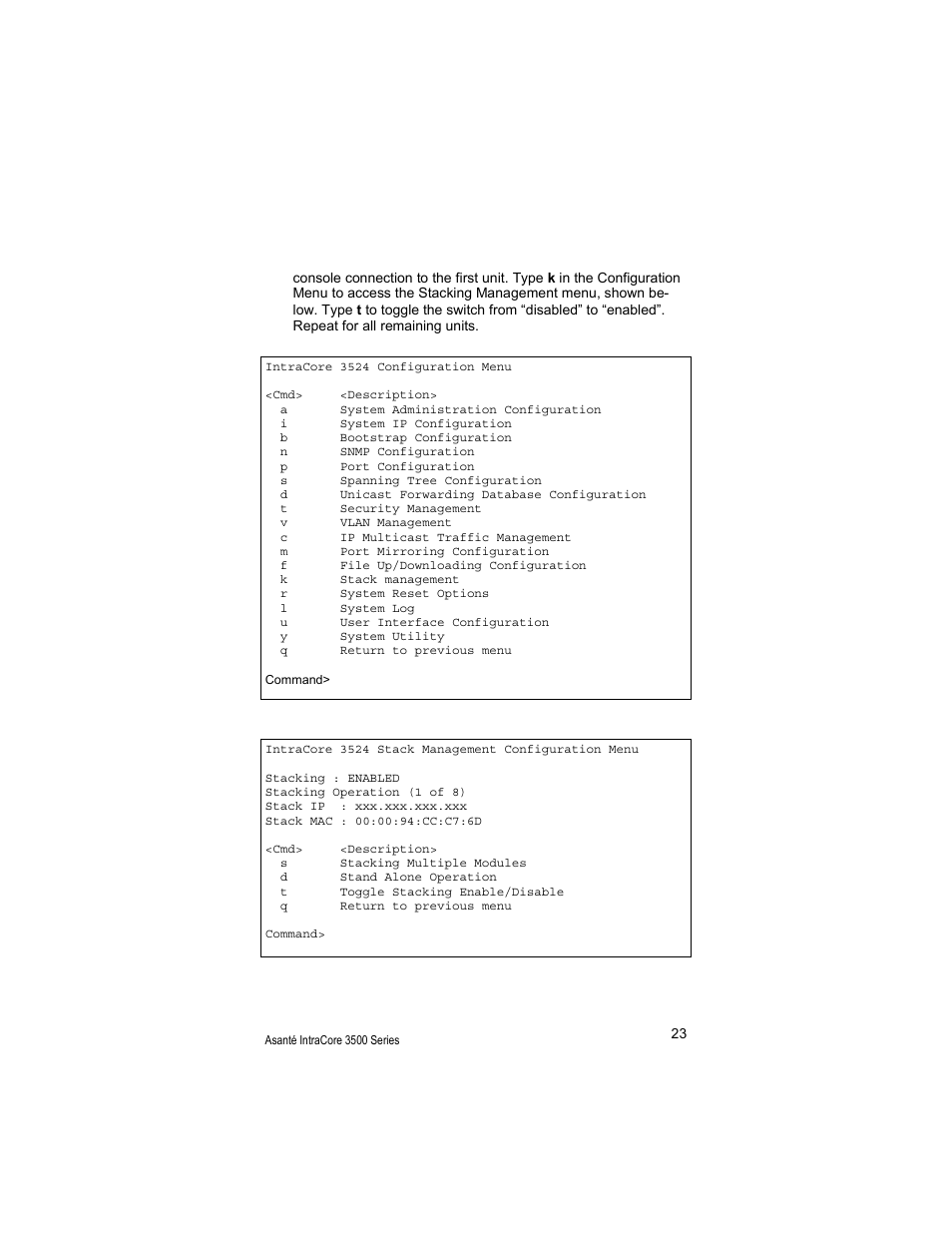 Asante Technologies 3500 User Manual | Page 23 / 36