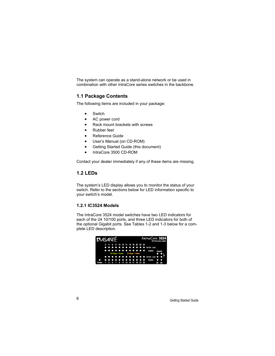 Asante Technologies 3500 User Manual | Page 6 / 36