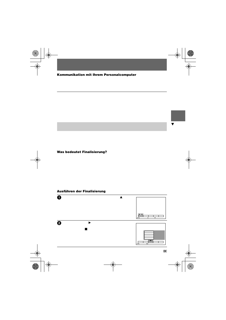 R (seite 2 | Sony MVC-CD1000 User Manual | Page 105 / 156