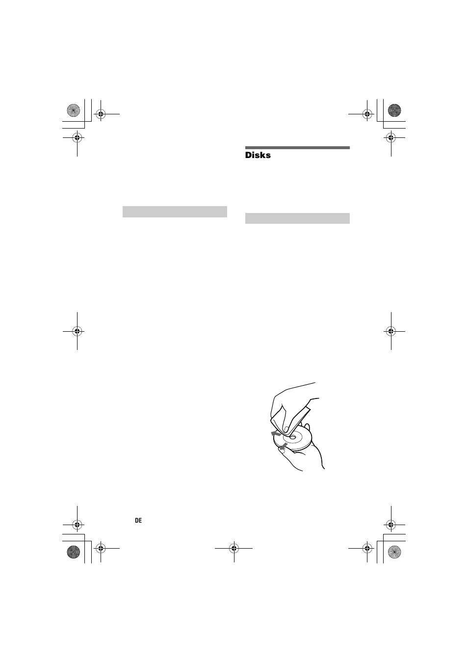 Vanadium-lithium-akku, Disks, Reinigung | Sony MVC-CD1000 User Manual | Page 142 / 156