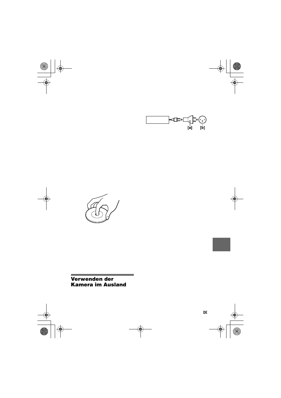 Verwenden der kamera im ausland | Sony MVC-CD1000 User Manual | Page 143 / 156