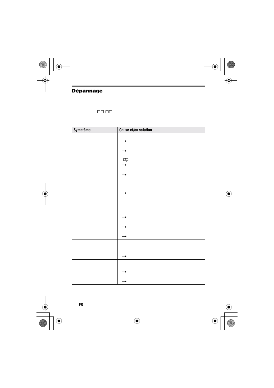 Dépannage | Sony MVC-CD1000 User Manual | Page 68 / 156
