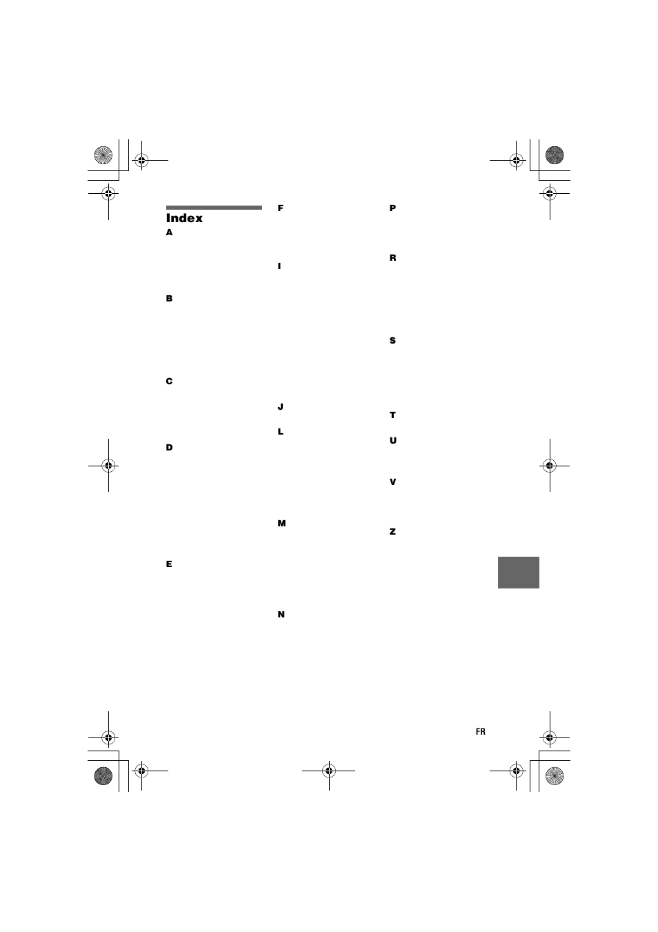 Index | Sony MVC-CD1000 User Manual | Page 77 / 156