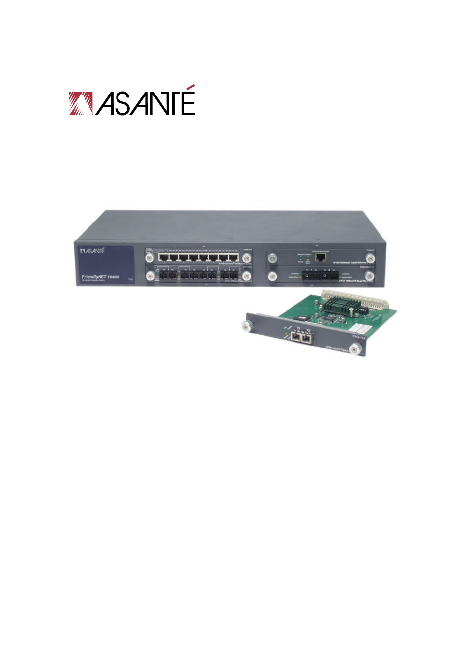 Asante Technologies FX4000 User Manual | 16 pages