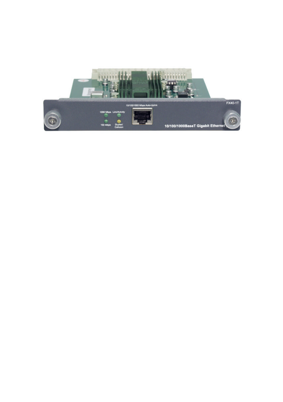 Installing the fx40 optional modules | Asante Technologies FX4000 User Manual | Page 10 / 16