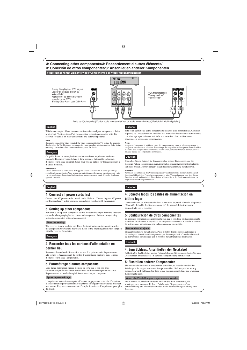 Sony STR-DH100 User Manual | Page 2 / 2