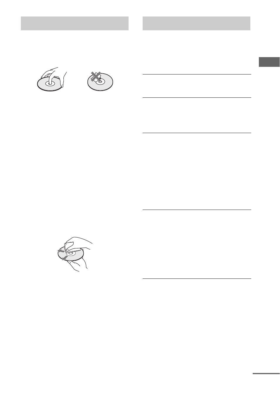 Notes on discs, Troubleshooting, Notes on discs troubleshooting | Sony SCD-CE595 User Manual | Page 21 / 100