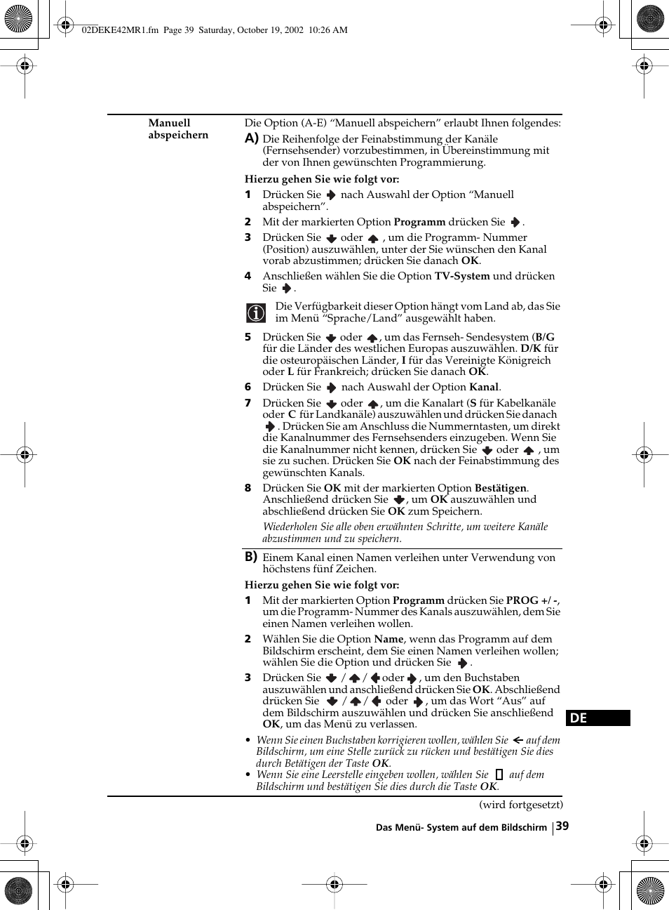 Sony KE-42MR1 User Manual | Page 115 / 305