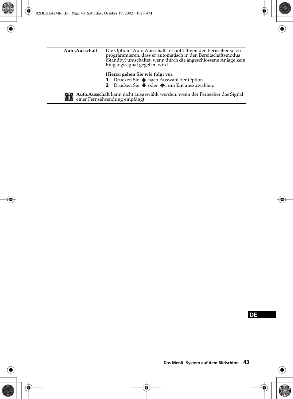 Sony KE-42MR1 User Manual | Page 119 / 305