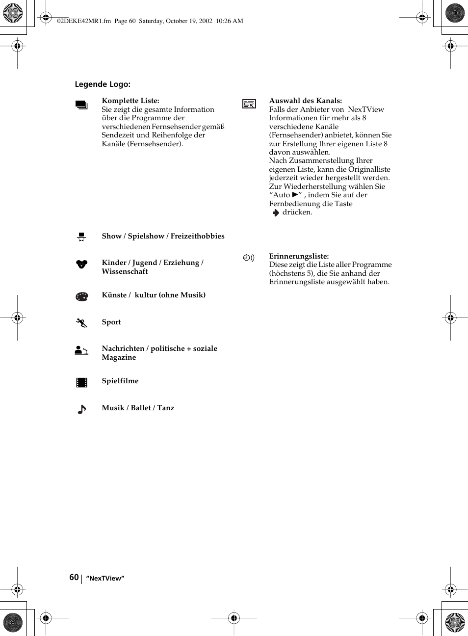 Sony KE-42MR1 User Manual | Page 136 / 305