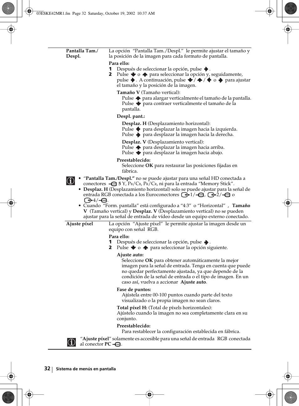 Sony KE-42MR1 User Manual | Page 183 / 305