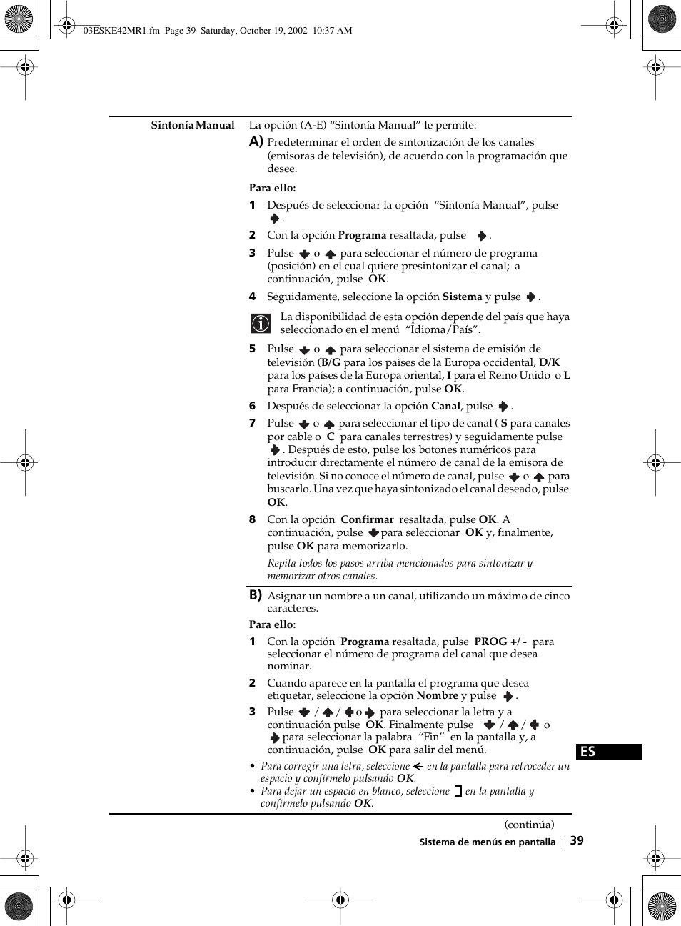 Sony KE-42MR1 User Manual | Page 190 / 305