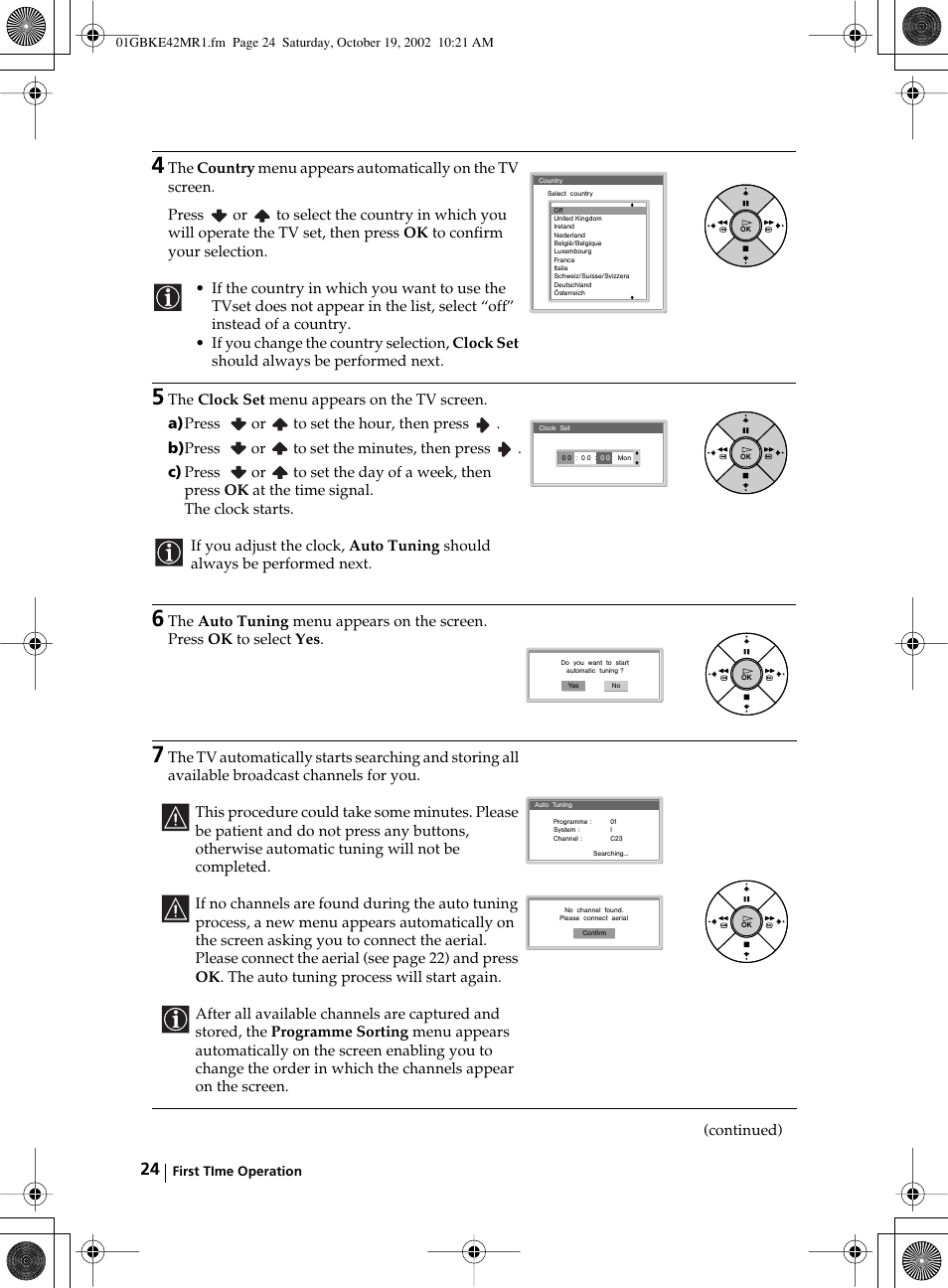 Sony KE-42MR1 User Manual | Page 24 / 305