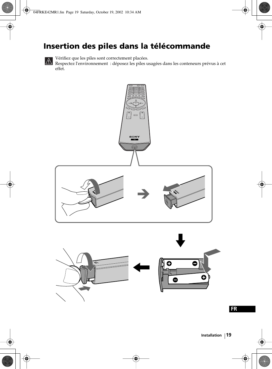 Sony KE-42MR1 User Manual | Page 245 / 305