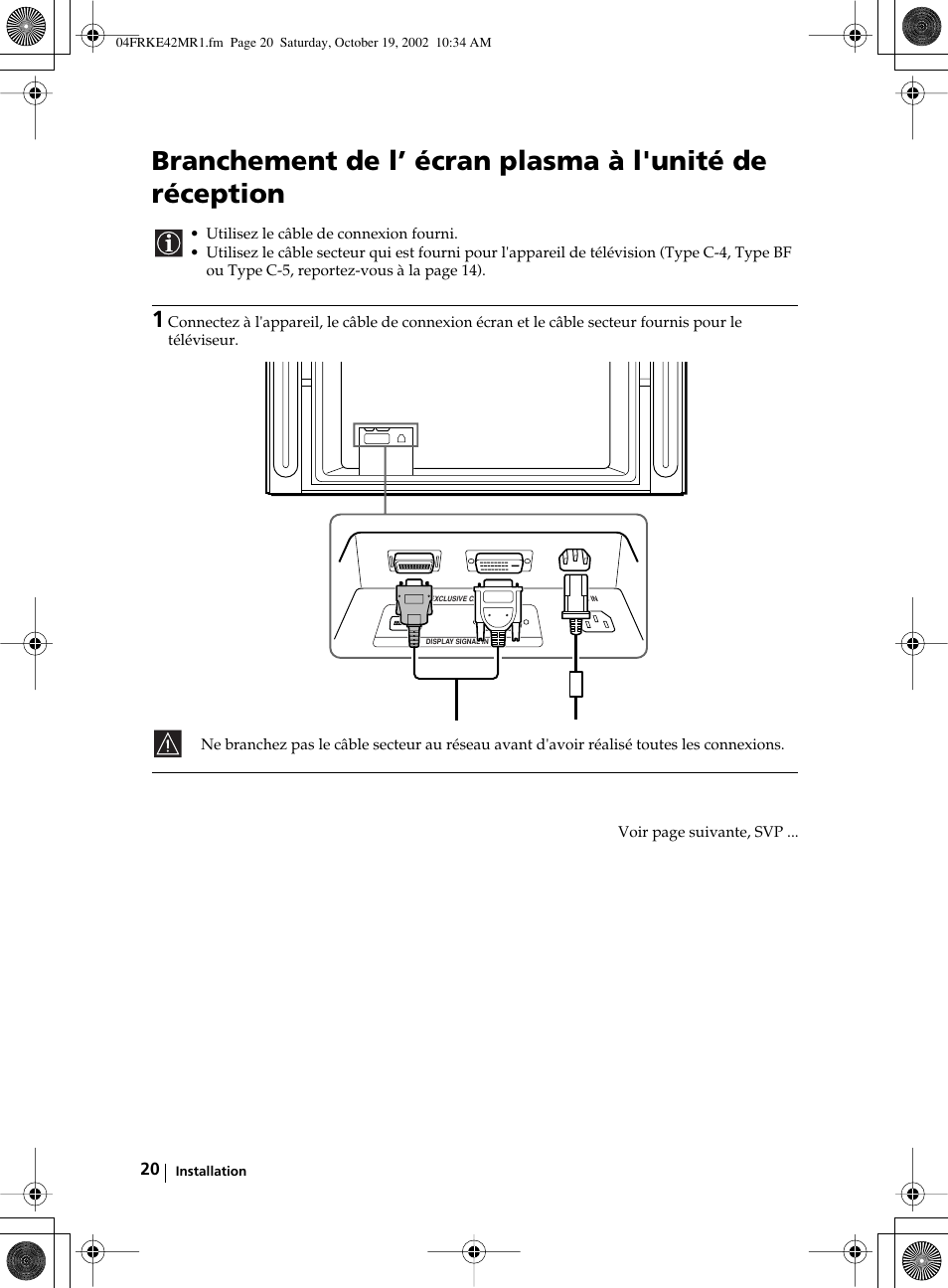 Sony KE-42MR1 User Manual | Page 246 / 305