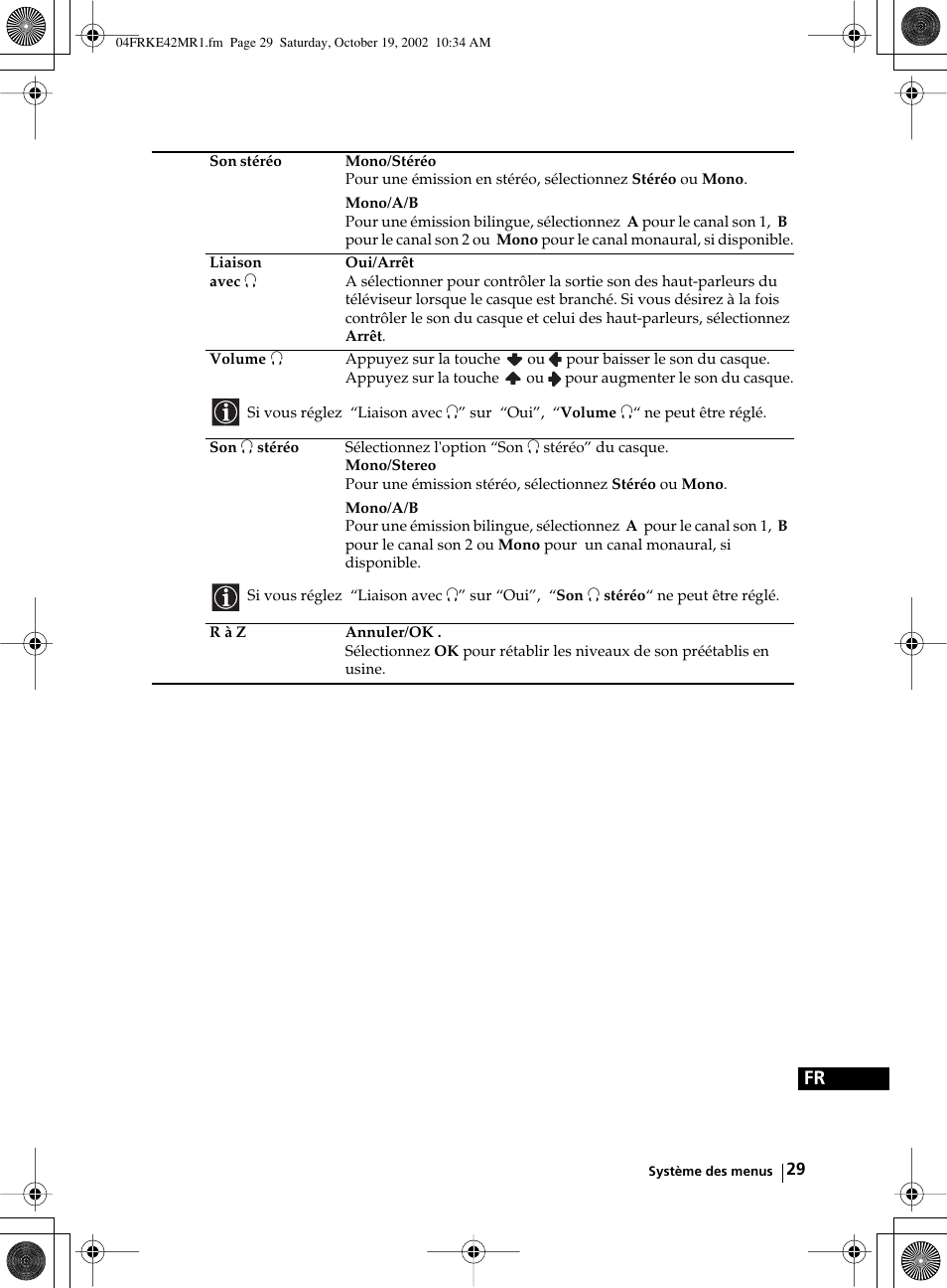 Sony KE-42MR1 User Manual | Page 255 / 305