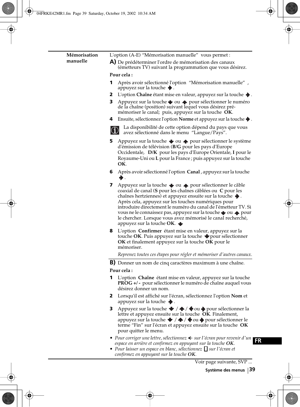 Sony KE-42MR1 User Manual | Page 265 / 305