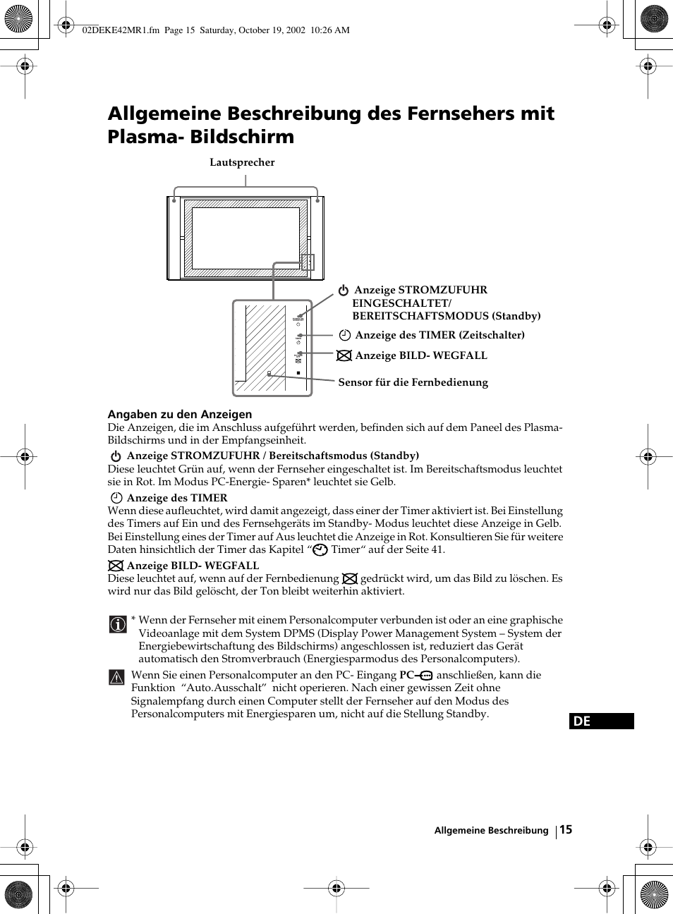 Sony KE-42MR1 User Manual | Page 91 / 305