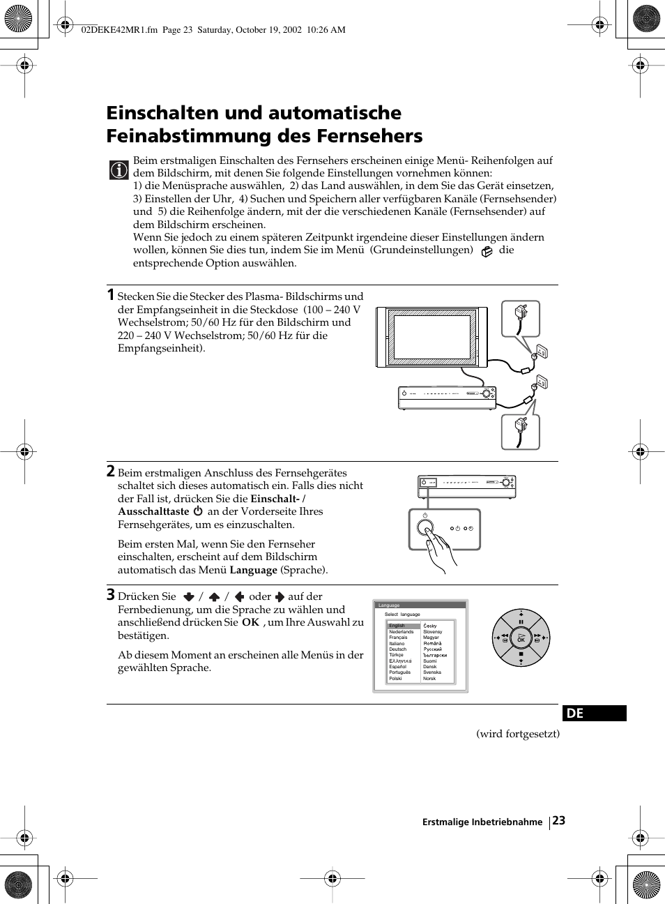 Sony KE-42MR1 User Manual | Page 99 / 305