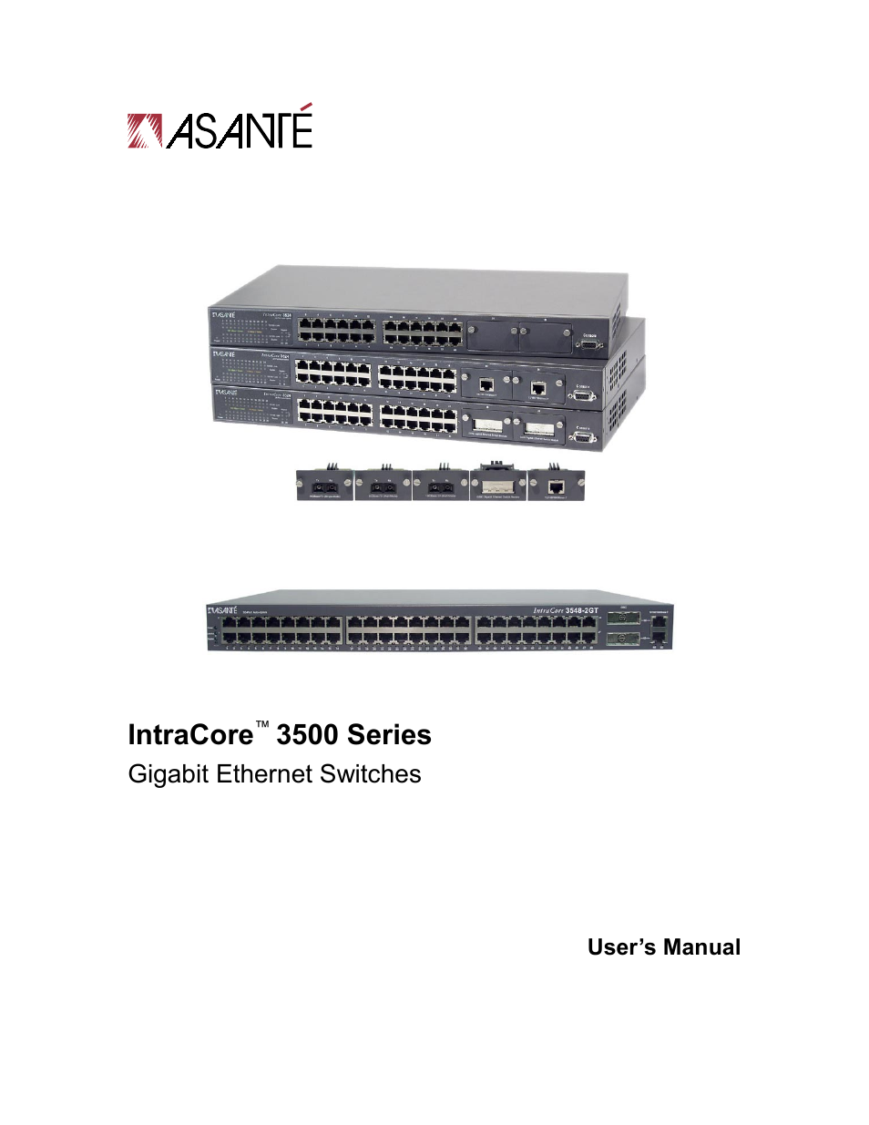 Asante Technologies 3500 Series User Manual | 85 pages