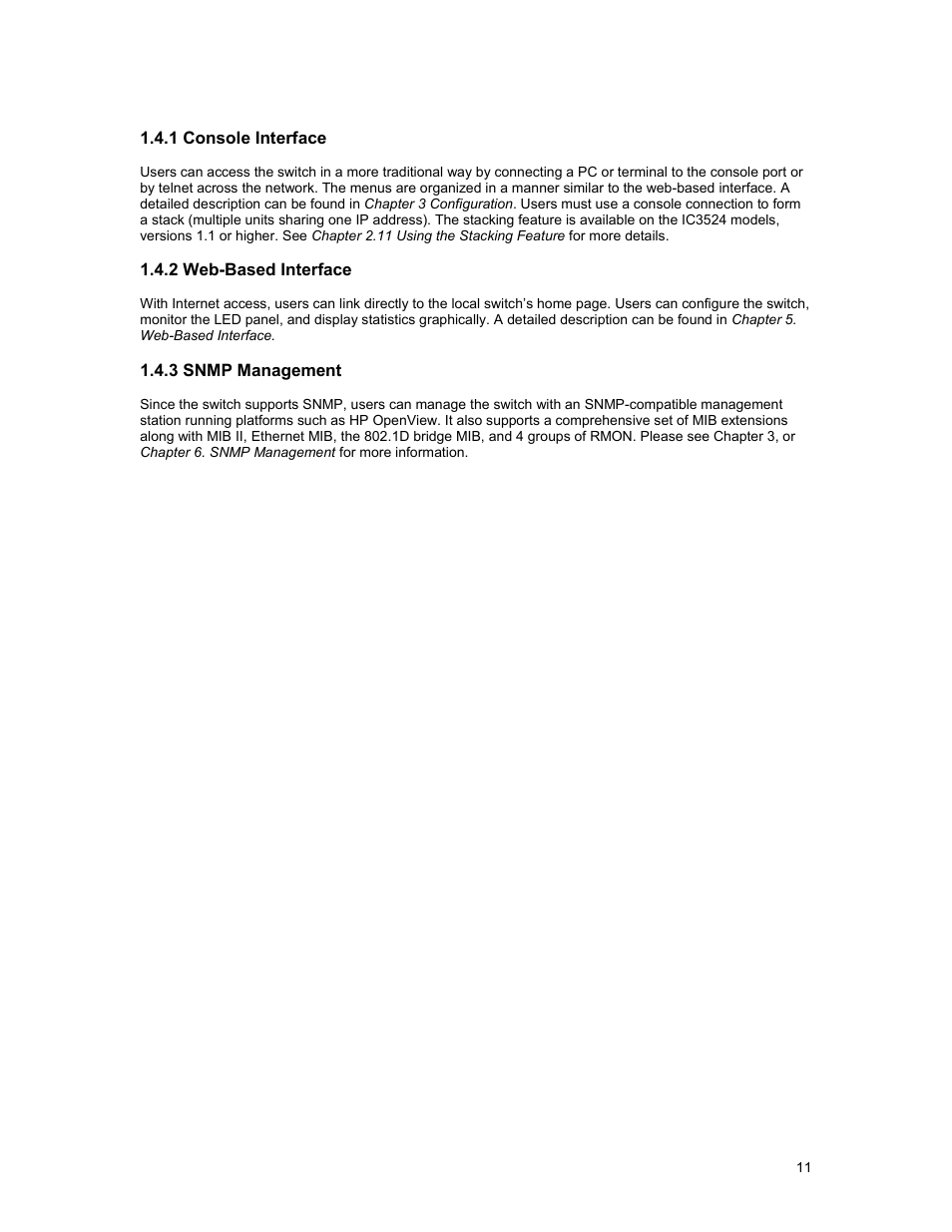 Asante Technologies 3500 Series User Manual | Page 11 / 85